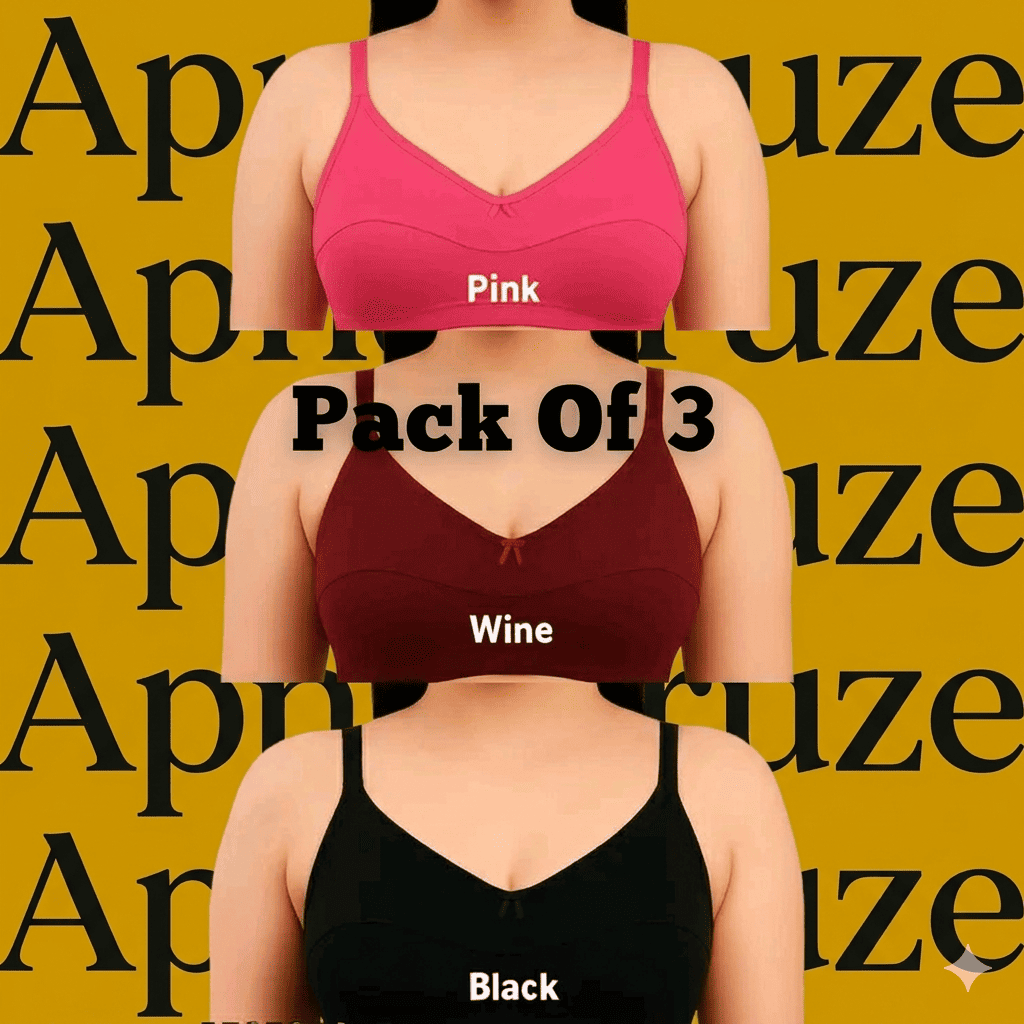 Pack of 3 for Women bra (30% Off 🎉 best offer)