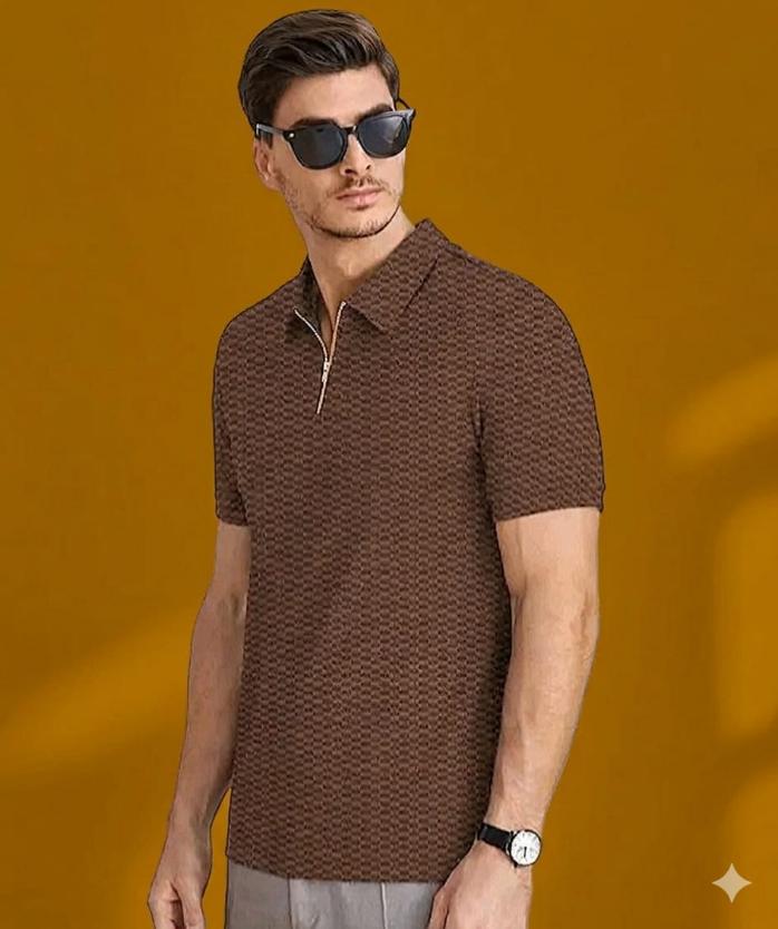 Men's collar nech tshirt - (30%off🎉🎉) premium quality