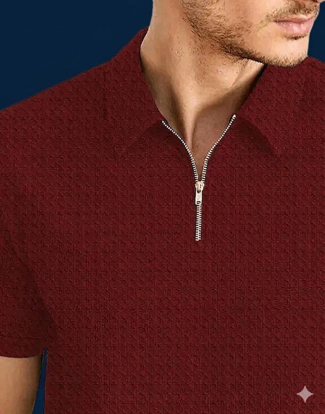 Men's collar nech tshirt - (30%off🎉🎉) premium quality