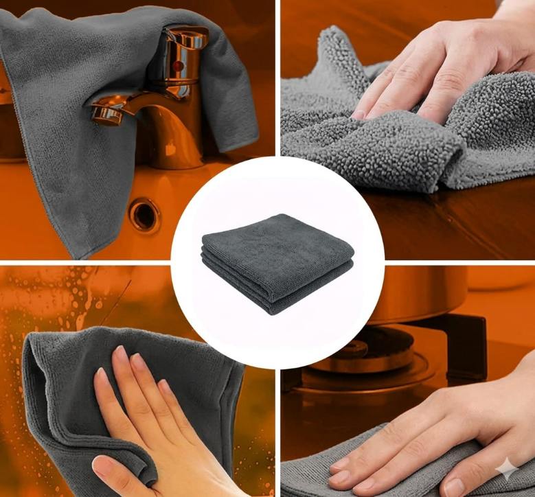 Multipurpose premium Cleaning clothes - (pack of 5)