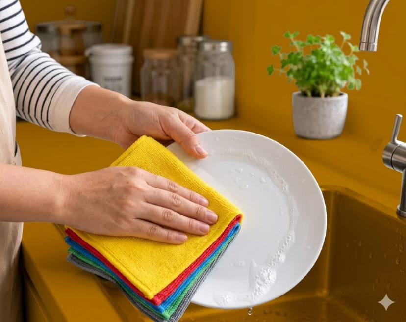 Cleaning towels pack of 10 - (Microfiber)