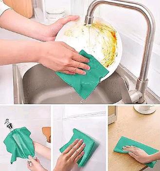 Wash Cloth for Kitchen, Car, House, Office Multicolor (cotton)