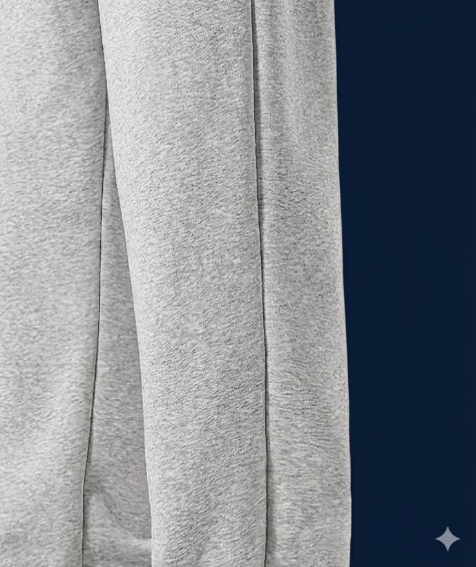 Men's Cotton Grey Baggy Fit Trousers - (30%off)