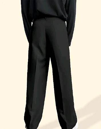 Men Relaxed fit Lycra blend Black, beige, dark grey Korean Trousers (30%off)