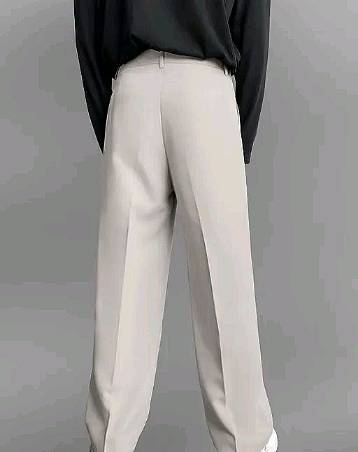 Men Relaxed fit Lycra blend Black, beige, dark grey Korean Trousers (30%off)