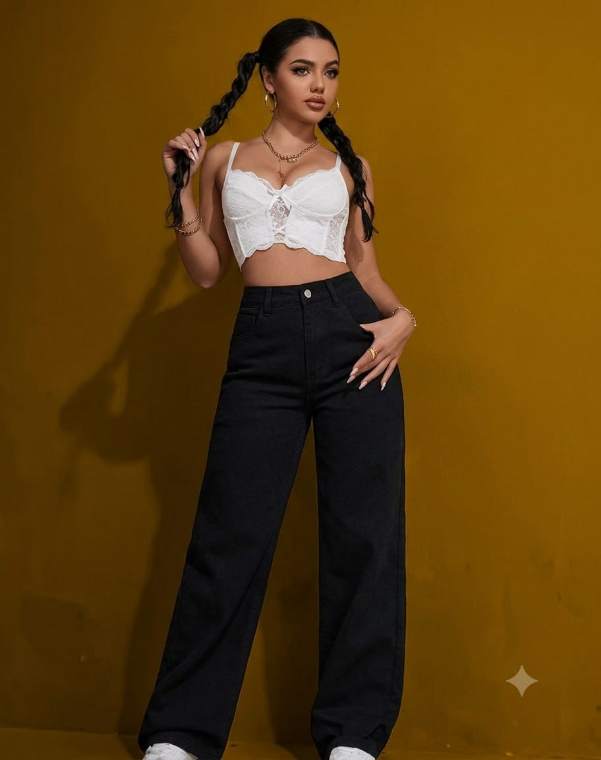 high west jeans loose fit for girls and womens