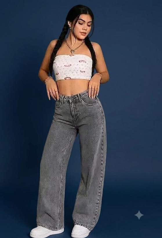Trendy women's baggy Jeans 30%off