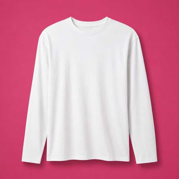 Full Sleeve Cotton Blend Tshirt For Men 30% Off 🎉