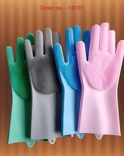 PureTouch Premium Quality Silicone Hand Gloves - (Reusable)